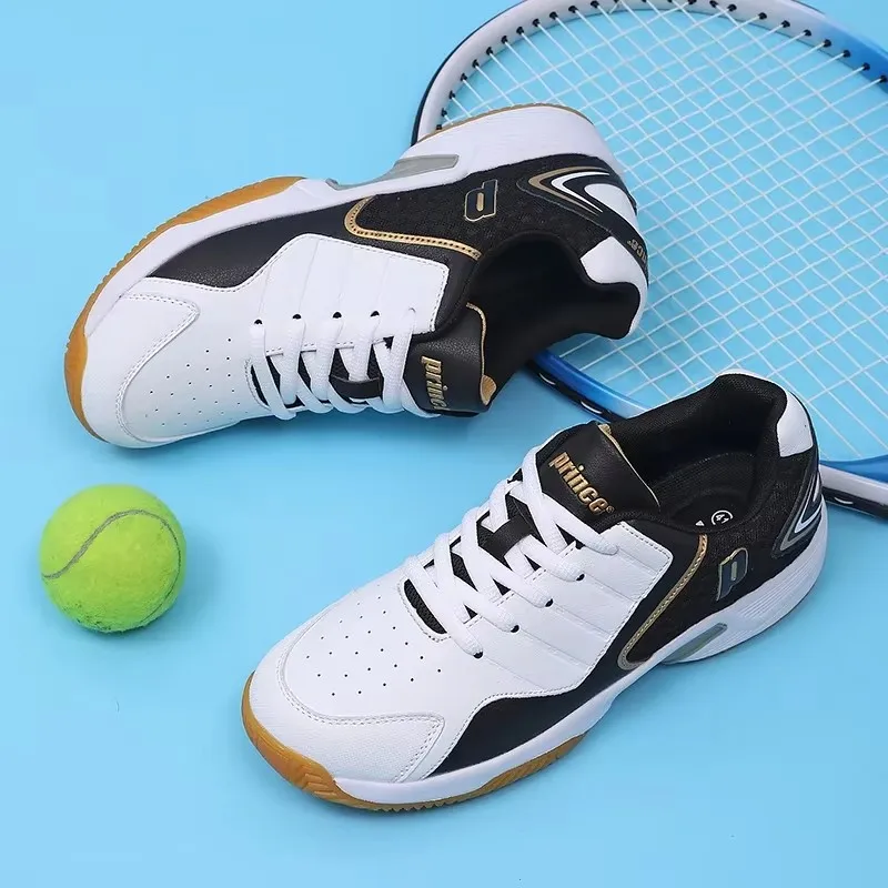 Badminton Open - 전문 남성 여성 가죽 배드민턴 신발