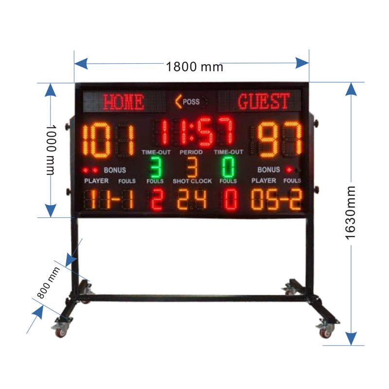Scoreboard Digital - 야외 LED 경기장 전광판 디지털 스포츠