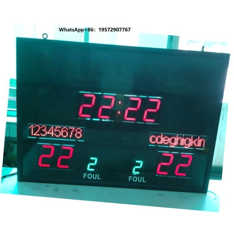 Scoreboard Digital - 무선 원격 전자 디지털 농구 배구