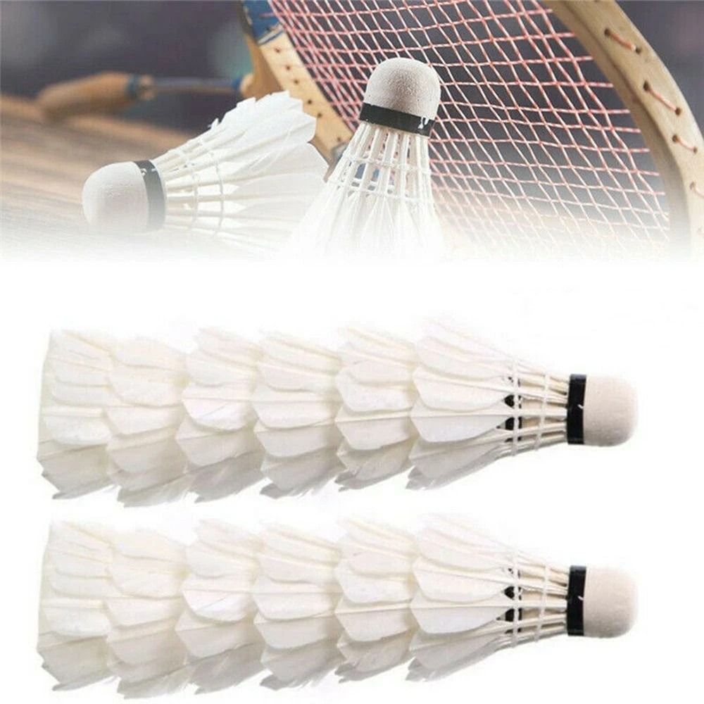 Badminton Nylon Shuttlecock - 3/6/12Pcs 전문 배드민턴 셔틀콕 검은 거위