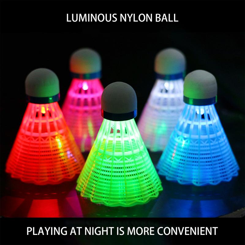 Badminton Nylon Shuttlecock - 배드민턴 어두운 밤 다채로운 LED 조명,