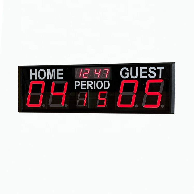 Scoreboard Digital - 농구/테니스/배구 디지털 점수판 4인치 10자리 원격