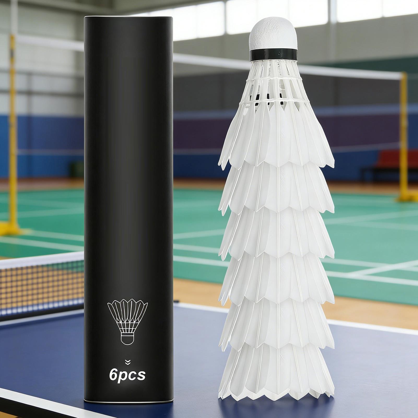배드민턴 셔틀콕 6팩 트레이닝 셔틀콕 내구성 있는 나일 - Badminton Nylon Shuttlecock 리뷰 및 가격