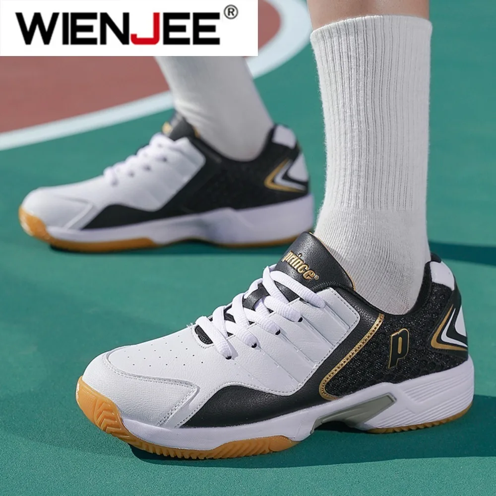 전문 남성 여성 가죽 배드민턴 신발 커플 미끄럼 방지  - Badminton Open 리뷰 및 가격