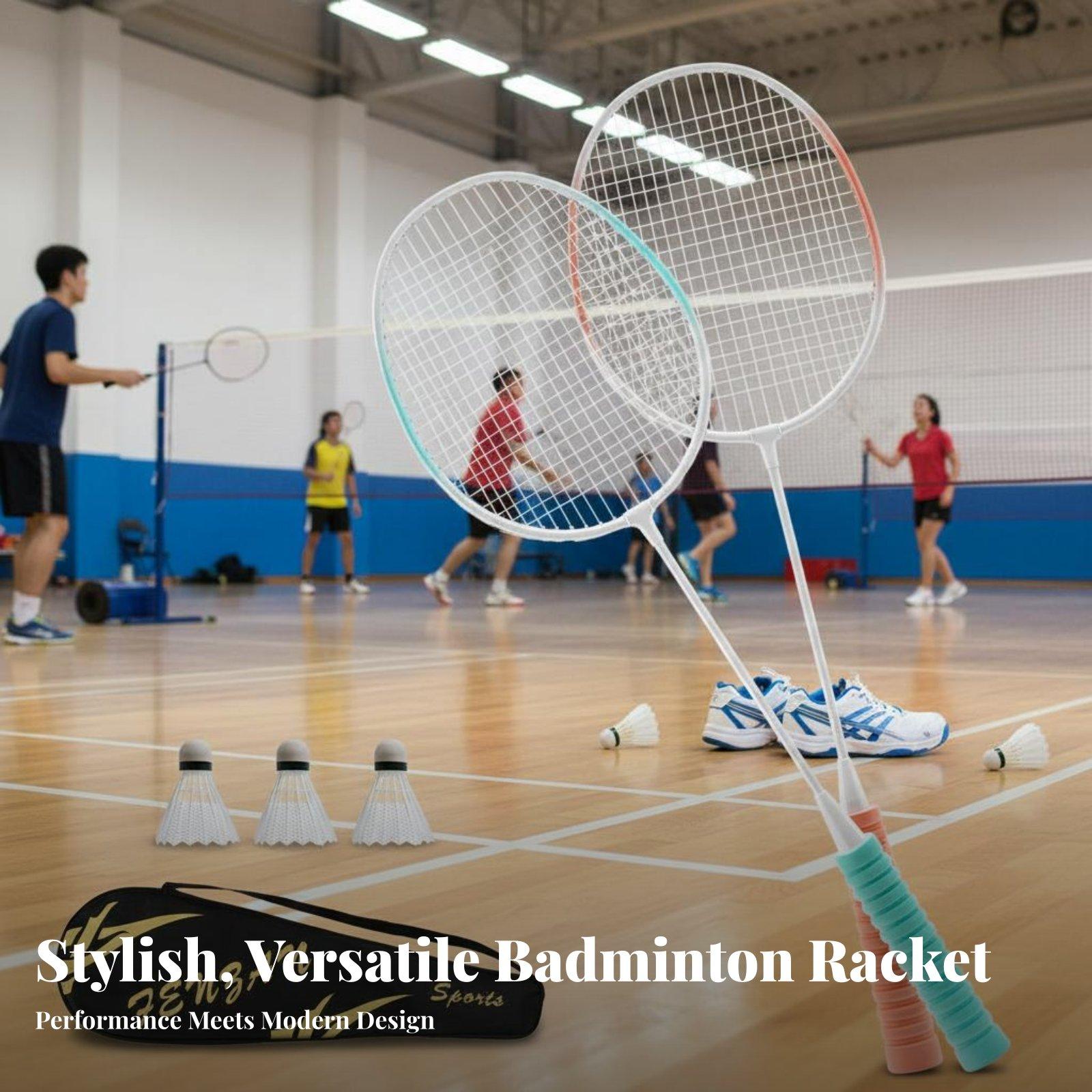 초보자용 배드민턴 라켓 키트 (라켓 2개, 셔틀콕 3개 - Badminton Nylon Shuttlecock 리뷰 및 가격