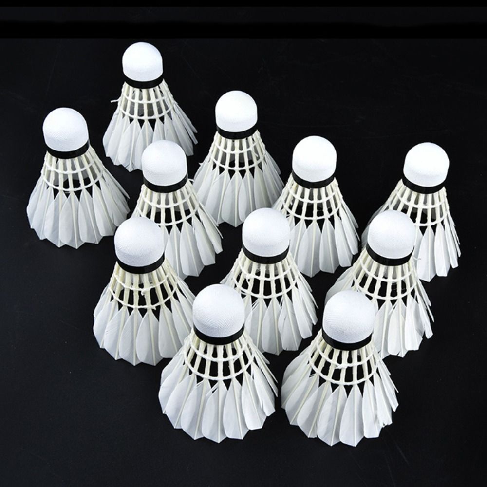 3/6/12Pcs 전문 배드민턴 셔틀콕 검은 거위 깃털 - Badminton Nylon Shuttlecock 리뷰 및 가격