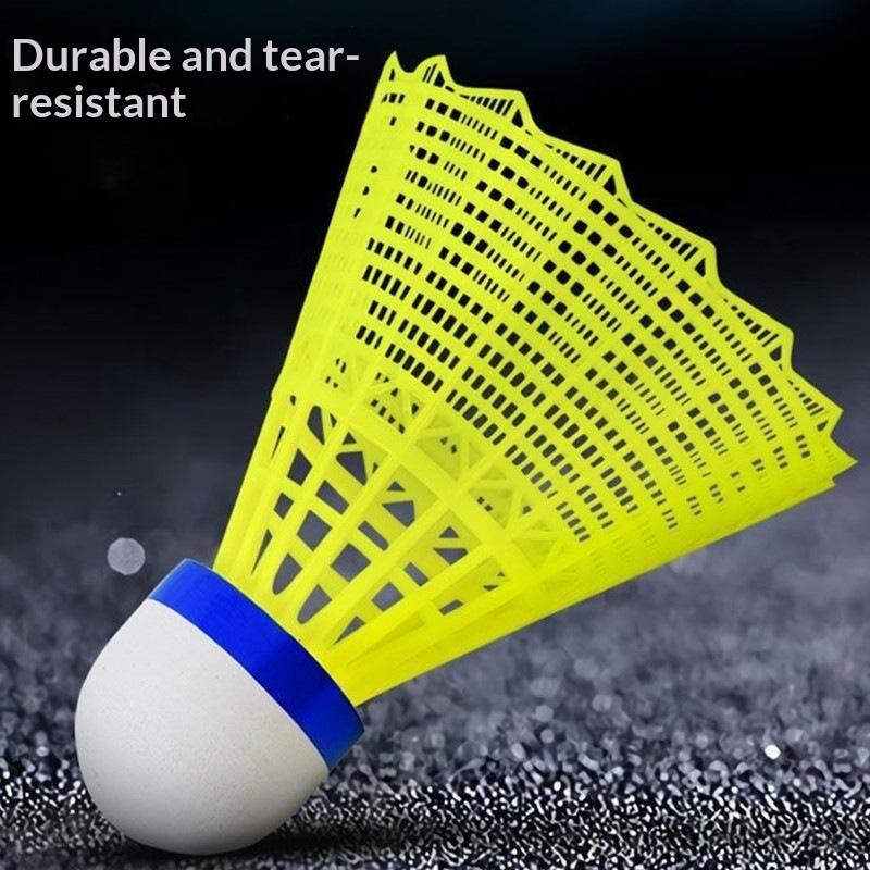 3/6/12개입 노란색 내구성 있는 나일론 배드민턴 셔 - Badminton Nylon Shuttlecock 리뷰 및 가격