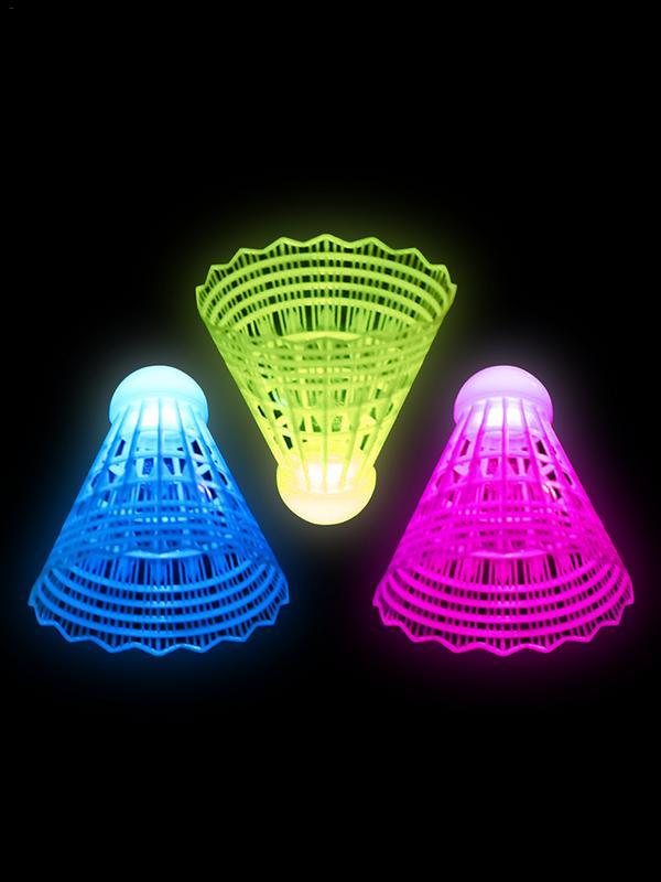 LED 배드민턴 야광 배드민턴 세트, 참신한 장소 LE - Badminton Nylon Shuttlecock 리뷰 및 가격